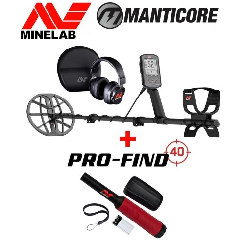 Metāla detektors Minelab Manticore + DĀVANA: PRO-FIND 40